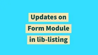 Updates on Form Module in  lib-listing (Auto scroll to first error message of form )
