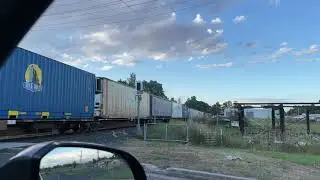Pacific National NR45 & NR4, The Ghan NH74 leaving Bathurst NSW