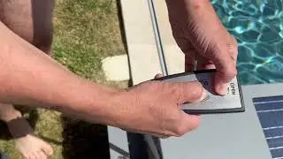 2. Open pool cover
