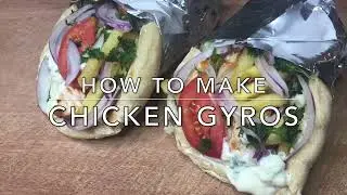 Greek Chicken Gyros (HOW TO)⎜Cook with Nahima