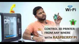 How to Control any 3D printer wireless ||Octaprint || Live monitoring RaspberryPi || Vikas Choudhary