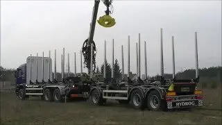 Zabudowa do transportu drewna Hydrog  Alucar i Loglift