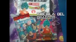 ÁLBUM DRAGON BALL SUPER TORNEO UNIVERSAL // (Completo) // ALBUM +  CARDS + MOCHILA DEL DRAGON