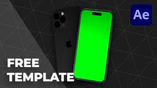 3D iPhone 16 Pro Free After Effects Template | After Effects NO PLUGINS!
