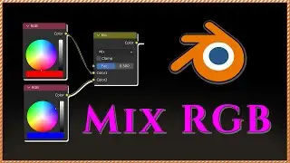 Sobre el funcionamiento del NODO MIXRGB en Blender, blending modes MIX y MULTIPLY