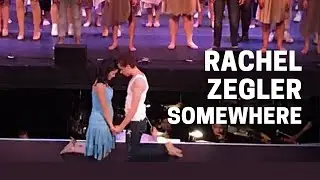 Rachel Zegler singing Somewhere from West Side Story
