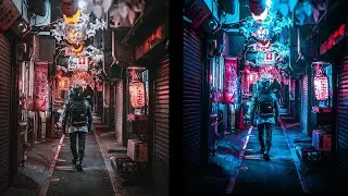 [ Photoshop Tutorial ] CYBERPUNK Color Effect