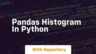 pandas histogram in python