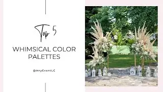 Top 5 Whimsical Wedding Colors #wedding