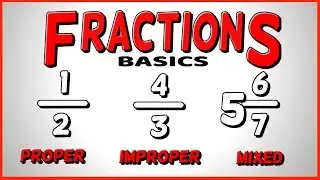 Types of Fractions and How to convert mixed numbers