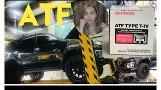 Changing ATF Toyota Fortuner || Automatic Transmission Fluid ATF