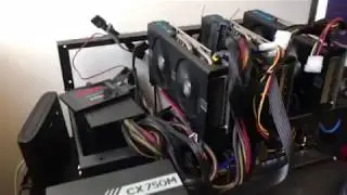 Ethereum mining setup Sapphire Radeon Nitro+ RX 580 8GB GPU 90Mh/s