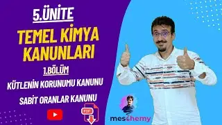 #9 Temel Kimya Kanunları konu anlatımı tyt ayt yks 2022 10.sınıf konu anlatımı pdf