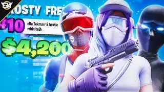 TOP 10 In FROSTY FRENZY FINALS 🏆 ($4,200) - $5M Fortnite Tournament