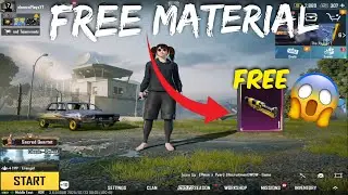 HOW TO GET FREE MATERIAL IN PUBG MOBILE 😍