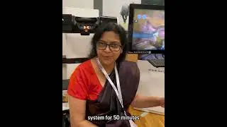 RobotiX Mentor with Prof.  Rooma Sinha, President of AGRS, India