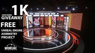 🎉Unreal Engine Virtual set, 1k  🥳 Subscribers GIVEAWAY (FREE DOWNLOAD)