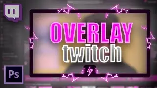 🅿️COMO hacer un OVERLAY para TWITCH PHOTOSHOP 2022 💜