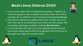 Best 5 Linux Distros 2020