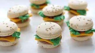 Hamburger macarons