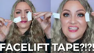 FACE LIFT TAPE ??? INSTANT FACE LIFT ??? | TRYING OUT THE MARK TRAYNOR FACE LIFT TAPES | INVISITAPE
