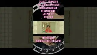 #ScarlettJohansson & #JasonSchwartzman Discuss Working On #AsteroidCity #Joblo #Interview #Shorts