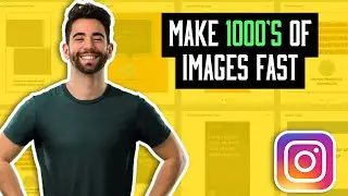 Bannerbear + Airtable | Generate 1000s Of Beautiful Instagram Images In Minutes | FREE Resource