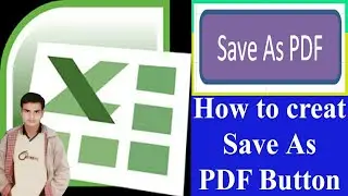 How to create save as pdf button in ms excel