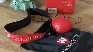 WiiMad Boxing Reflex Ball with Punch Counter App, Fun for a good workout