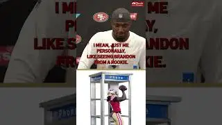 Deebo Samuel on Brandon Aiyuk: “You can’t cover that boy in a phone booth right now” 😂☎️ | NBCSBA