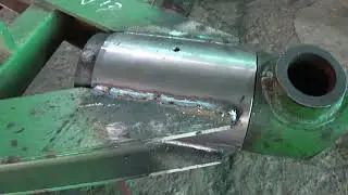 Repairing the drawbar of the Amazon 3000 sprayer