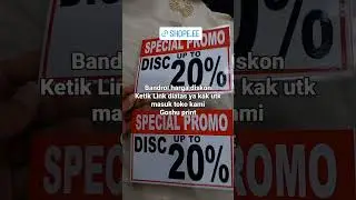 Bandrol diskon harga
