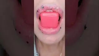 ASMR Satisfying Eating Jelly Cube! #asmr #asmrsounds #youtubechamps