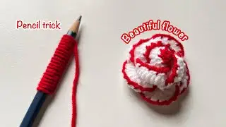 Look at that || Beautiful Rose Flower Making with Pencil