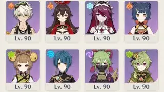 4.1 Spiral Abyss Floor 12 - 4 Star Characters & Weapons ｜ Genshin Impact
