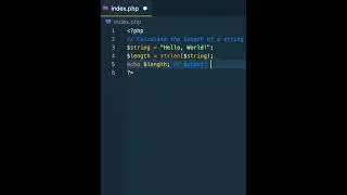 🔍 How to use strlen() Functions in PHP! in PHP. #phpprogramming  #codingtips  #shortstutorial