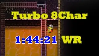 【WR】8Char Turbo Any% Speedrun 1:44:21【Enter the Gungeon】