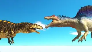 Acro vs dinosaurs Animal Revolt Battle Simulator