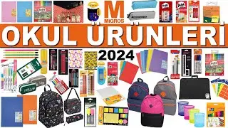 MİGROS OKUL MALZEMELERİ 2024 | KIRTASİYE ALIŞVERİŞİ 2024 | MİGROS ÇANTA DEFTER KALEM