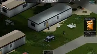Going for a walk trying not to die in Project Zomboid