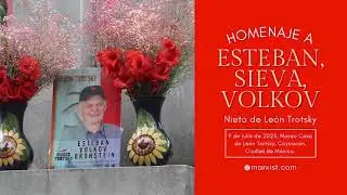 Homenaje póstumo a Estevan Volkov, nieto de León Trotsky