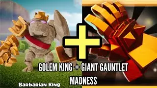 Best Combination Of King Equipment So Far | Giant Gauntlet Madness In Clash Of Clans