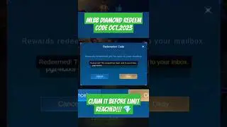 mobile Legends Redeem Codes October 2023 - MLBB diamond redeem code 