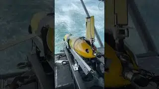 The Slocum Glider collects oceanographic data | #shorts