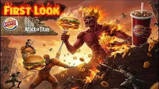 FIRST LOOK 😱  ATTACK ON TITAN  x BURGER KING  (Russian Exclusive)  💥