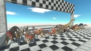All Land Units Speed Race - Animal Revolt Battle Simulator