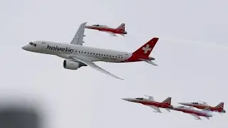 Patrouille Suisse air show | Flughafenfest Zürich