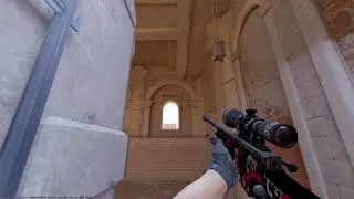 Easy molly from a site to stairs de_anubis #cs2