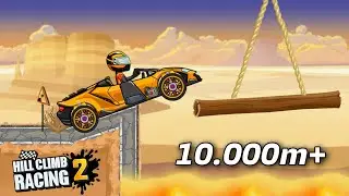 Hill Climb Racing2-🔥SUPERCAR 🏁10 000m in Desert Valley