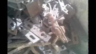 Коп чермета около ферм.Обман на приёмке.